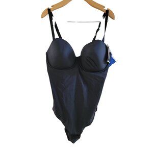 Wacoal Shaping Black adjustble bodybriefer bodysuit 40 DD New Shapewear Slimming